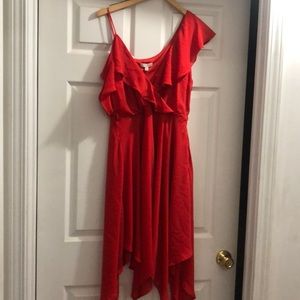 Off the shoulder GB A line dress